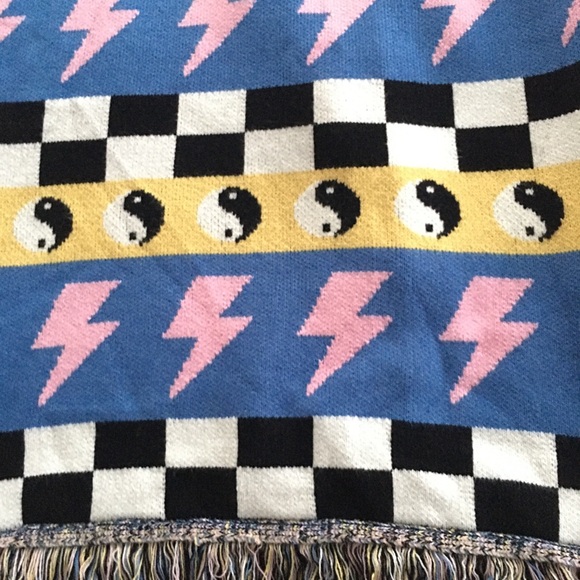 Dressed In LALA Wonderstruck Luxe Fringe Cardigan Size S/M Oversized Ultra Soft - Picture 16 of 16